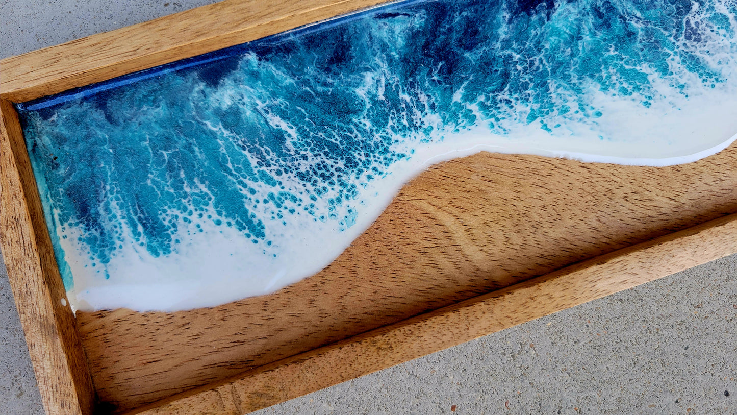 Resin Ocean Catchall Tray