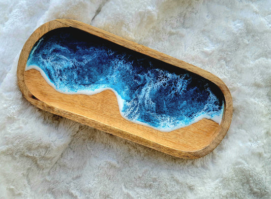 Resin Ocean Catchall Tray